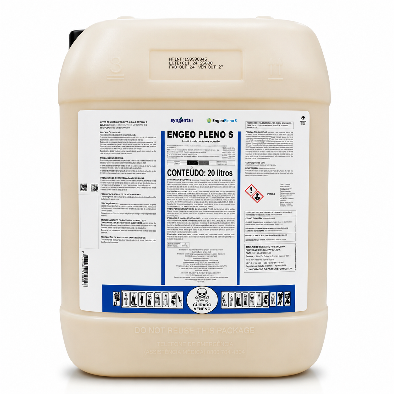Embalagem de Engeo Pleno S 20 litros — Syngenta
