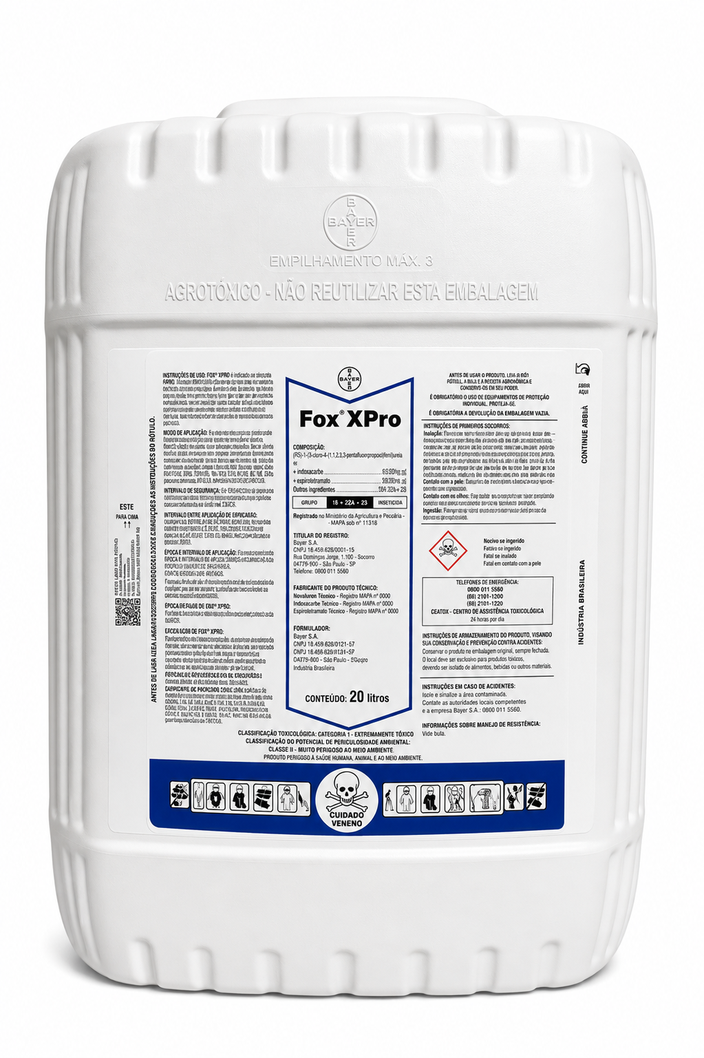 Embalagem de Fox XPRO 20 litros — Bayer
